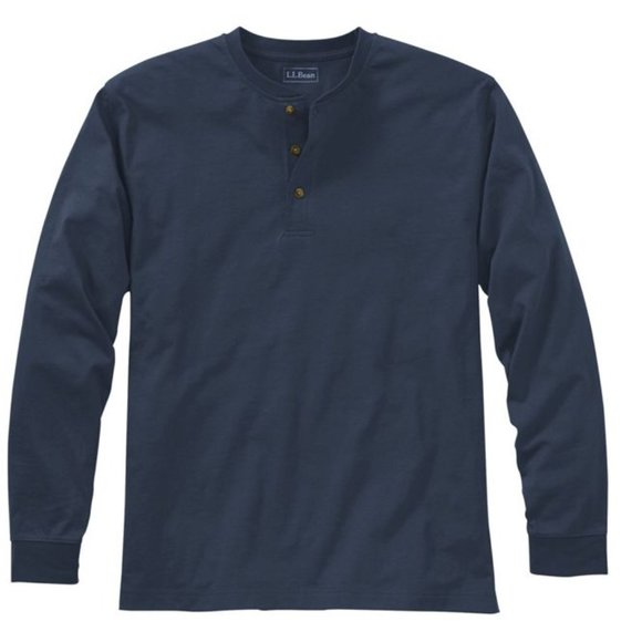 L.L. Bean Shirts Ll Bean Longsleeve Henley Mens Large Tall Poshmark
